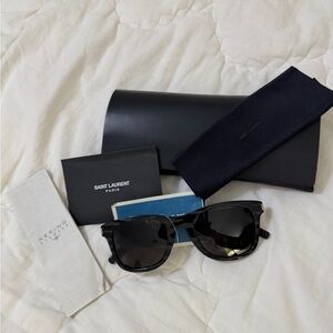 Saint Laurent Sleek Black Eyewear
